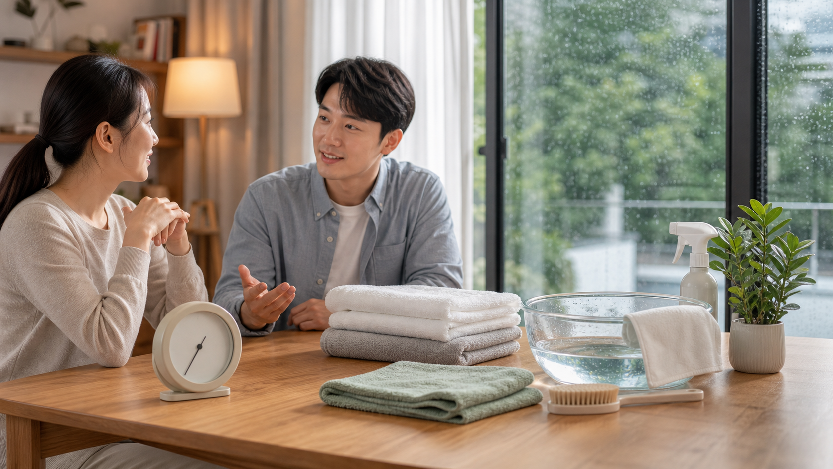 장마철 집안 관리 질문을 정리하는 FAQ 이미지